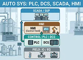 PLC, DCS, SCADA and HMI differences: how they work and when to choose each