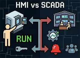 SCADA vs HMI: supervision vs operator interface and how to choose