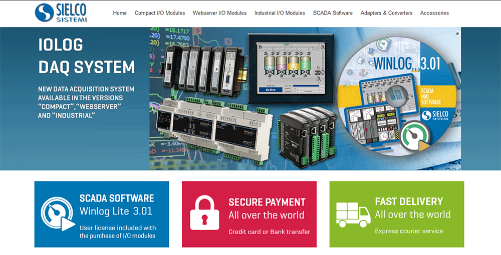 New Winlog SCADA website