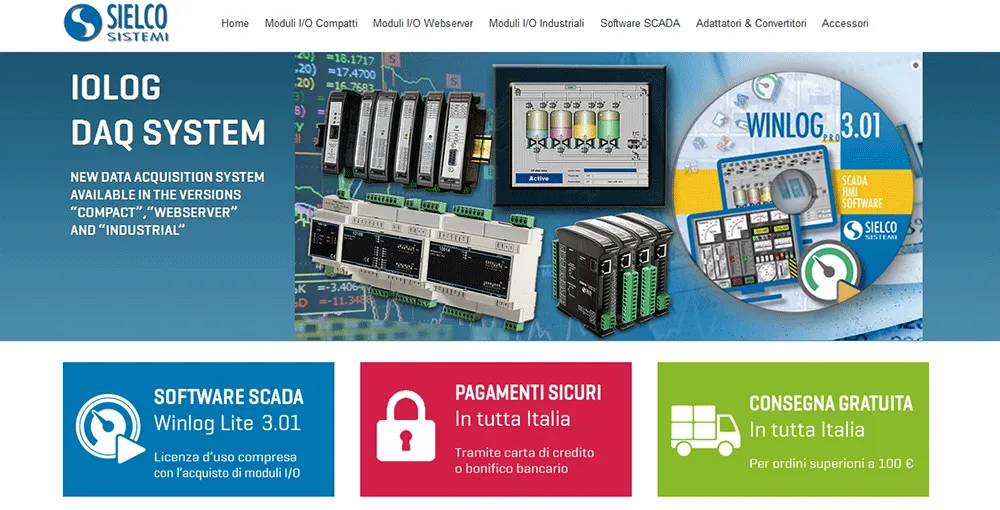 New Winlog SCADA website